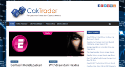 Desktop Screenshot of caktrader.com